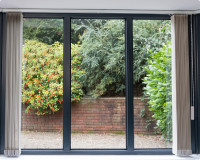 A picture of Cobalt Aluminium's product, called Casement Standard. It's a thermally broken window that allows for both side hung and top hung outward openings.