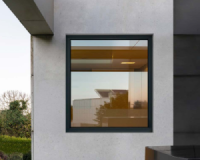 A picture of Cobalt Aluminium's product, called Cor 70. The greatness of minimalism is reflected in this sliding system of large dimensions with sashes of up to 4 meters, interlock sightline of only 25 mm and frames embedded in the perimeter, allowing for a glazed surface of up to 94%.